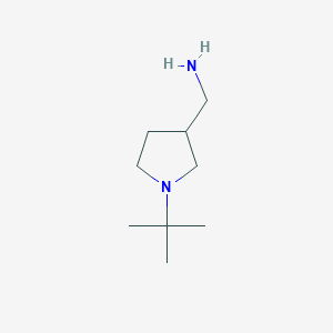 (1-(tert-Butyl)pyrrolidin-3-yl)methanamine