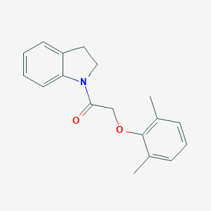 2-(2,3-dihydro-1H-indol-1-yl)-2-oxoethyl 2,6-dimethylphenyl ether