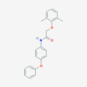 molecular formula C22H21NO3 B320036 2-(2,6-dimethylphenoxy)-N-(4-phenoxyphenyl)acetamide 