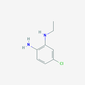 molecular formula C8H11ClN2 B3200388 1,2-Benzenediamine, 4-chloro-N2-ethyl- CAS No. 101774-38-3