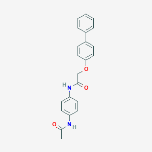N-[4-(acetylamino)phenyl]-2-([1,1'-biphenyl]-4-yloxy)acetamide