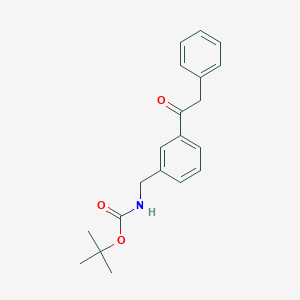 tert-Butyl 3-(2-phenylacetyl)benzylcarbamate