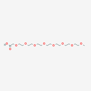 molecular formula C17H34O10 B3200467 mPEG7-CH2COOH CAS No. 101791-31-5