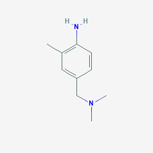 molecular formula C10H16N2 B3200558 4-[(Dimethylamino)methyl]-2-methylaniline CAS No. 1018276-97-5