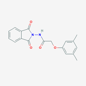 molecular formula C18H16N2O4 B320057 2-(3,5-dimethylphenoxy)-N-(1,3-dioxo-1,3-dihydro-2H-isoindol-2-yl)acetamide 