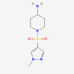 1-((1-Methyl-1H-pyrazol-4-yl)sulfonyl)piperidin-4-amine