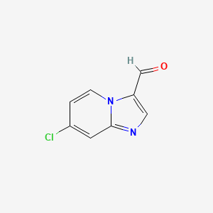 molecular formula C8H5ClN2O B3200692 7-Chloroimidazo[1,2-a]pyridine-3-carbaldehyde CAS No. 1019020-44-0