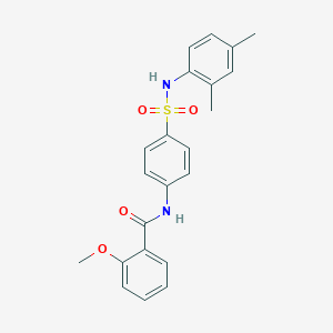 N-(4-{[(2,4-dimethylphenyl)amino]sulfonyl}phenyl)-2-methoxybenzamide