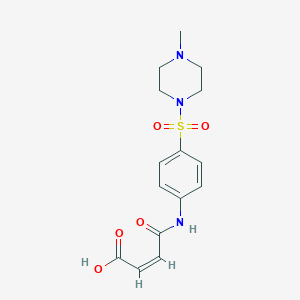 4-{4-[(4-Methyl-1-piperazinyl)sulfonyl]anilino}-4-oxo-2-butenoic acid