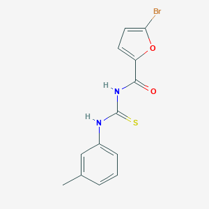 molecular formula C13H11BrN2O2S B320111 5-bromo-N-[(3-methylphenyl)carbamothioyl]furan-2-carboxamide 