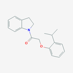 2-(2,3-dihydro-1H-indol-1-yl)-2-oxoethyl 2-isopropylphenyl ether