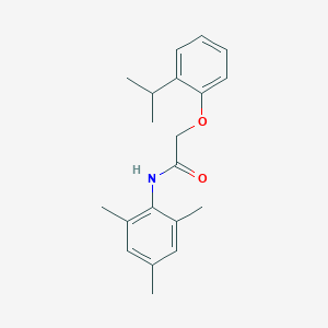 molecular formula C20H25NO2 B320137 2-(2-isopropylphenoxy)-N-mesitylacetamide 