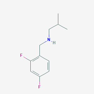 [(2,4-Difluorophenyl)methyl](2-methylpropyl)amine