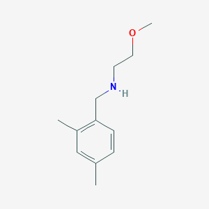 molecular formula C12H19NO B3201598 [(2,4-Dimethylphenyl)methyl](2-methoxyethyl)amine CAS No. 1019598-18-5