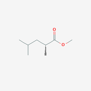 molecular formula C8H16O2 B3201624 methyl (2R)-2,4-dimethylpentanoate CAS No. 101968-10-9