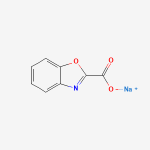 molecular formula C8H4NNaO3 B3201639 Sodium benzo[D]oxazole-2-carboxylate CAS No. 1019770-99-0