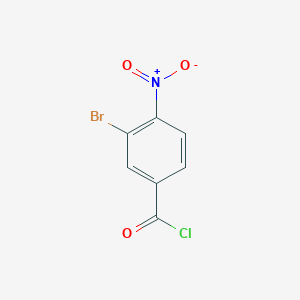 molecular formula C7H3BrClNO3 B3201670 3-Bromo-4-nitrobenzoyl chloride CAS No. 102000-61-3