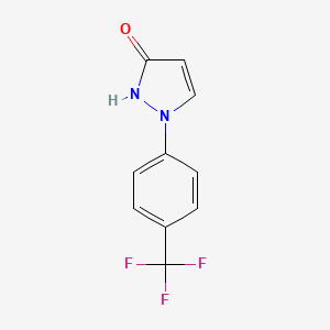 1-[4-(Trifluoromethyl)phenyl]-3-hydroxy-1H-pyrazole