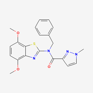 N-benzyl-N-(4,7-dimethoxybenzo[d]thiazol-2-yl)-1-methyl-1H-pyrazole-3-carboxamide