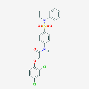 2-(2,4-dichlorophenoxy)-N-{4-[(ethylanilino)sulfonyl]phenyl}acetamide