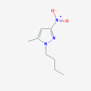molecular formula C8H13N3O2 B3202139 1-butyl-5-methyl-3-nitro-1H-pyrazole CAS No. 1020724-13-3