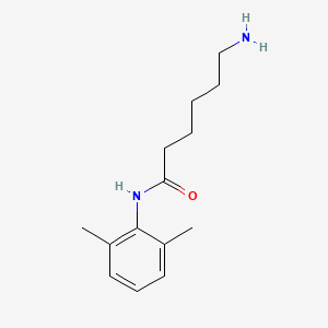 molecular formula C14H22N2O B3202164 6-氨基-N-(2,6-二甲基苯基)己酰胺 CAS No. 102089-67-8