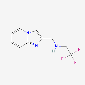 (Imidazo[1,2-a]pyridin-2-ylmethyl)(2,2,2-trifluoroethyl)amine