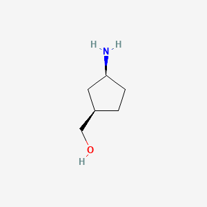 molecular formula C6H13NO B3202208 [(1R,3S)-3-氨基环戊基]甲醇 CAS No. 102099-18-3