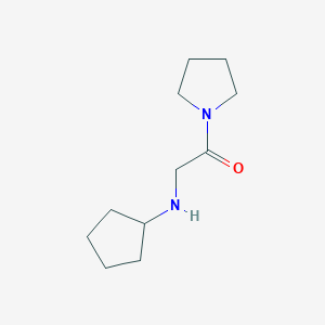 2-(Cyclopentylamino)-1-(pyrrolidin-1-yl)ethan-1-one