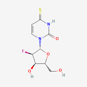 1-[(2R,3R,4R,5R)-3-fluoro-4-hydroxy-5-(hydroxymethyl)oxolan-2-yl]-4-sulfanylidenepyrimidin-2-one