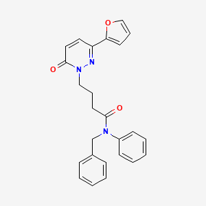 N-benzyl-4-(3-(furan-2-yl)-6-oxopyridazin-1(6H)-yl)-N-phenylbutanamide