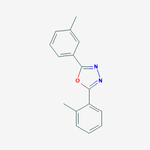 molecular formula C16H14N2O B320268 2-(2-Methylphenyl)-5-(3-methylphenyl)-1,3,4-oxadiazole 