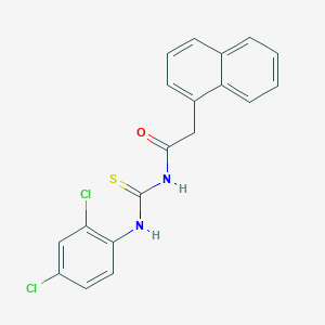 molecular formula C19H14Cl2N2OS B320306 N-(2,4-dichlorophenyl)-N'-(1-naphthylacetyl)thiourea 