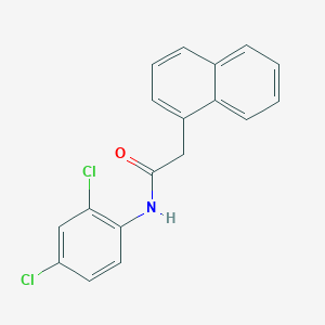 molecular formula C18H13Cl2NO B320313 N-(2,4-dichlorophenyl)-2-(1-naphthyl)acetamide 