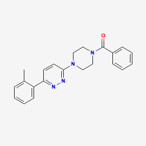 Phenyl(4-(6-(o-tolyl)pyridazin-3-yl)piperazin-1-yl)methanone