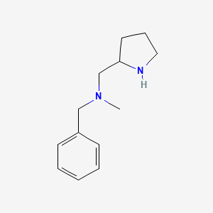 molecular formula C13H20N2 B3203215 Benzyl-methyl-pyrrolidin-2-ylmethyl-amine CAS No. 1021236-58-7