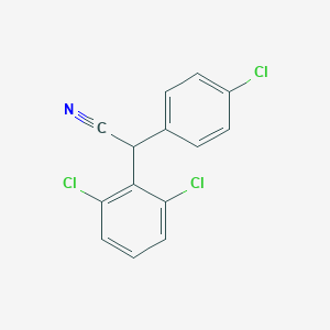 B032033 (4-Chlorophenyl)(2,6-dichlorophenyl)acetonitrile CAS No. 85823-22-9