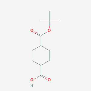 molecular formula C12H20O4 B3203753 4-[(Tert-butoxy)carbonyl]cyclohexane-1-carboxylic acid CAS No. 1021273-74-4