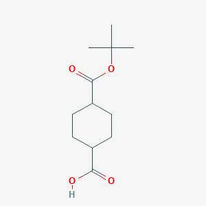 molecular formula C12H20O4 B3203753 4-[(叔丁氧羰基)]环己烷-1-羧酸 CAS No. 1021273-74-4