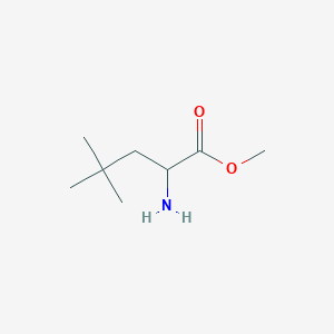 molecular formula C8H17NO2 B3203764 Methyl 2-amino-4,4-dimethylpentanoate CAS No. 1021417-79-7