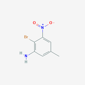 molecular formula C7H7BrN2O2 B3203790 2-Bromo-5-methyl-3-nitroaniline CAS No. 102169-98-2