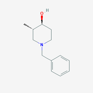 molecular formula C13H19NO B3203817 trans-1-Benzyl-3-methyl-piperidin-4-ol CAS No. 102234-72-0