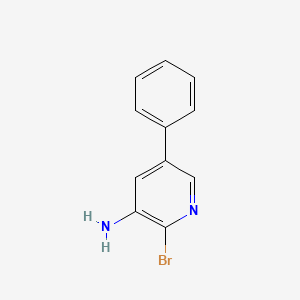 molecular formula C11H9BrN2 B3203833 2-Bromo-5-phenylpyridin-3-amine CAS No. 102249-56-9