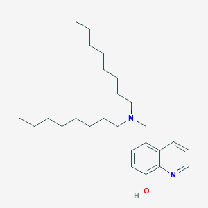 8-Quinolinol, 5-[(dioctylamino)methyl]-