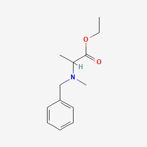 molecular formula C13H19NO2 B3203844 Ethyl 2-[benzyl(methyl)amino]propanoate CAS No. 102281-35-6