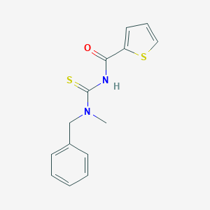 N-[benzyl(methyl)carbamothioyl]thiophene-2-carboxamide