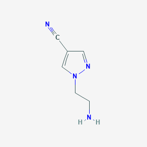 1-(2-aminoethyl)-1H-pyrazole-4-carbonitrile