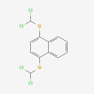 Naphthalene, 1,4-bis(dichloromethylsilyl)-