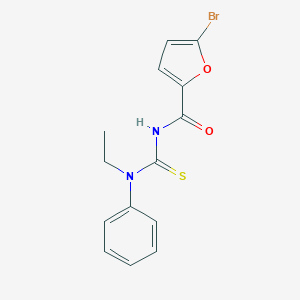 molecular formula C14H13BrN2O2S B320393 5-bromo-N-[ethyl(phenyl)carbamothioyl]furan-2-carboxamide 