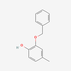 molecular formula C14H14O2 B3203958 2-(Benzyloxy)-4-methylphenol CAS No. 1025708-75-1
